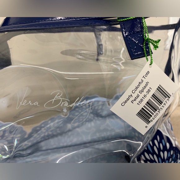 NWT Vera Bradley Petal Splash Tote, Beach Towel & Flip Flops Bundle - Picture 5 of 8